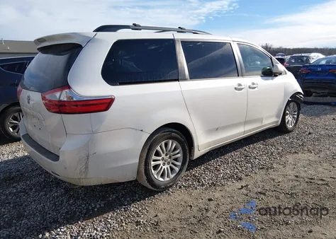 2015 Toyota Sienna Xle Premium 8 Passenger из США, поврежденный, VIN 5TDYK3DCXFS594010